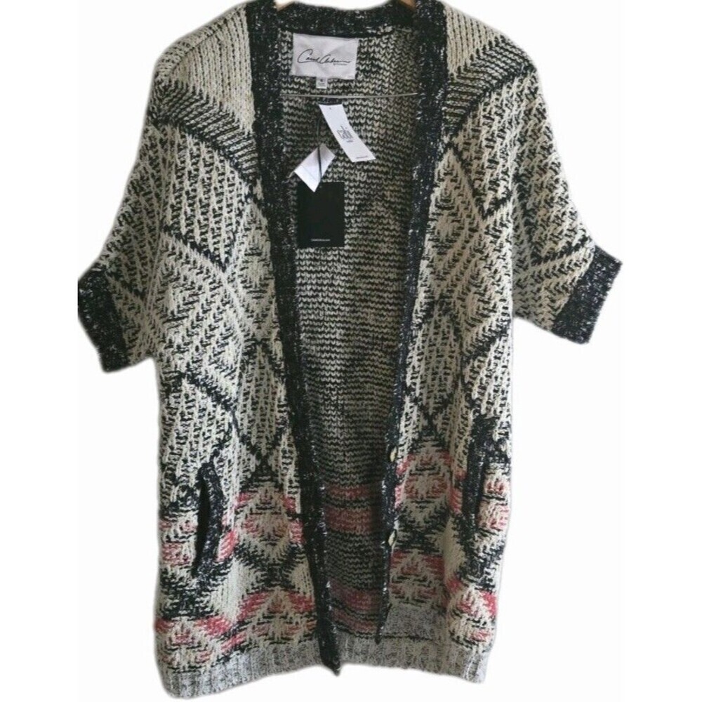 CAbi x Carol Anderson Invitation Long Cardigan Provence Chunky Knit Small NWT